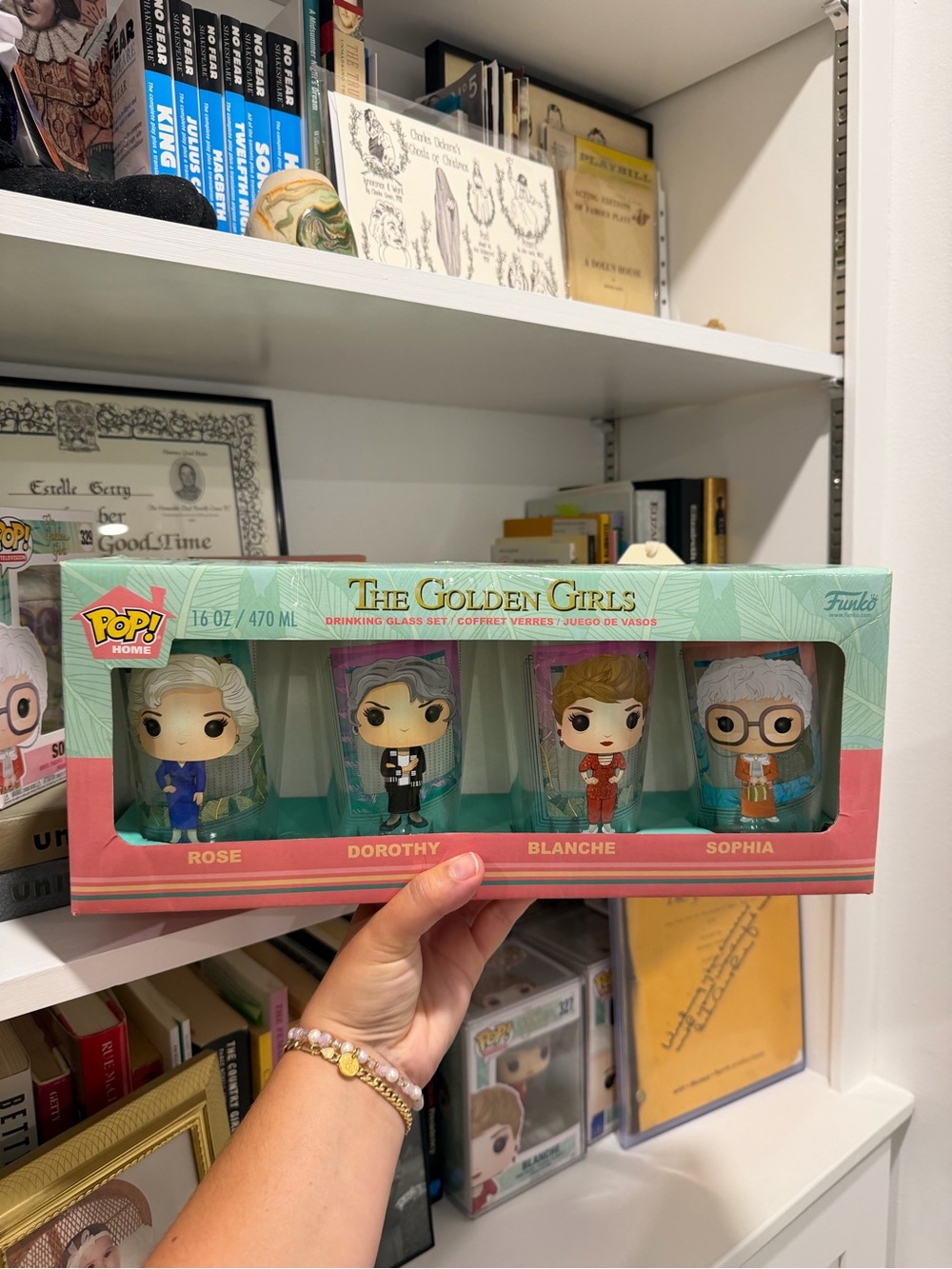 Funko THE GOLDEN GIRLS Drinking Glass Set — BRAND NEW